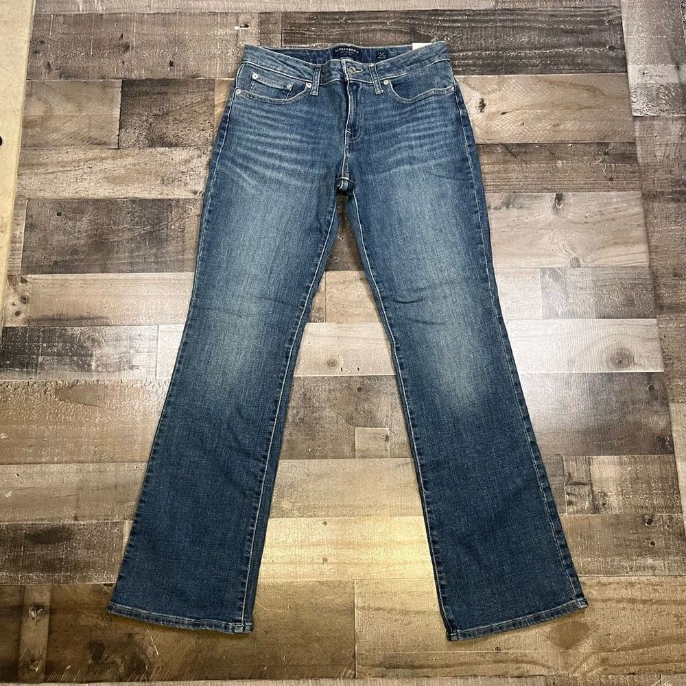 Lucky Brand Womens Size 10 30 Low Rise Boot Cut Jeans Blue Denim Medium Wash NWT